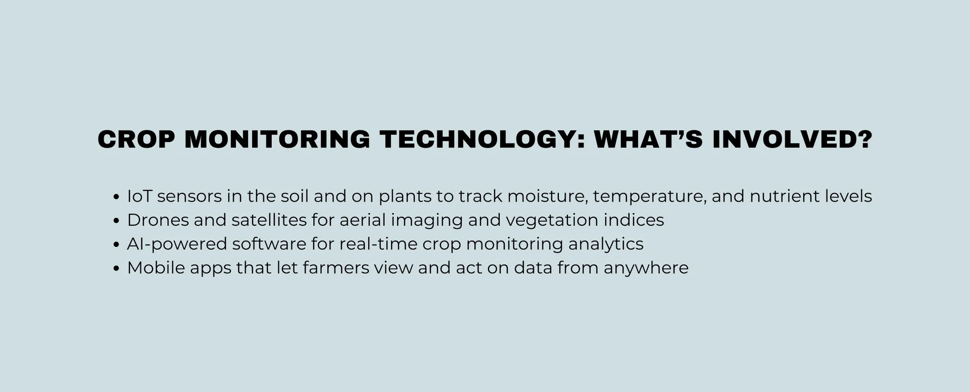 crop monitoring technology