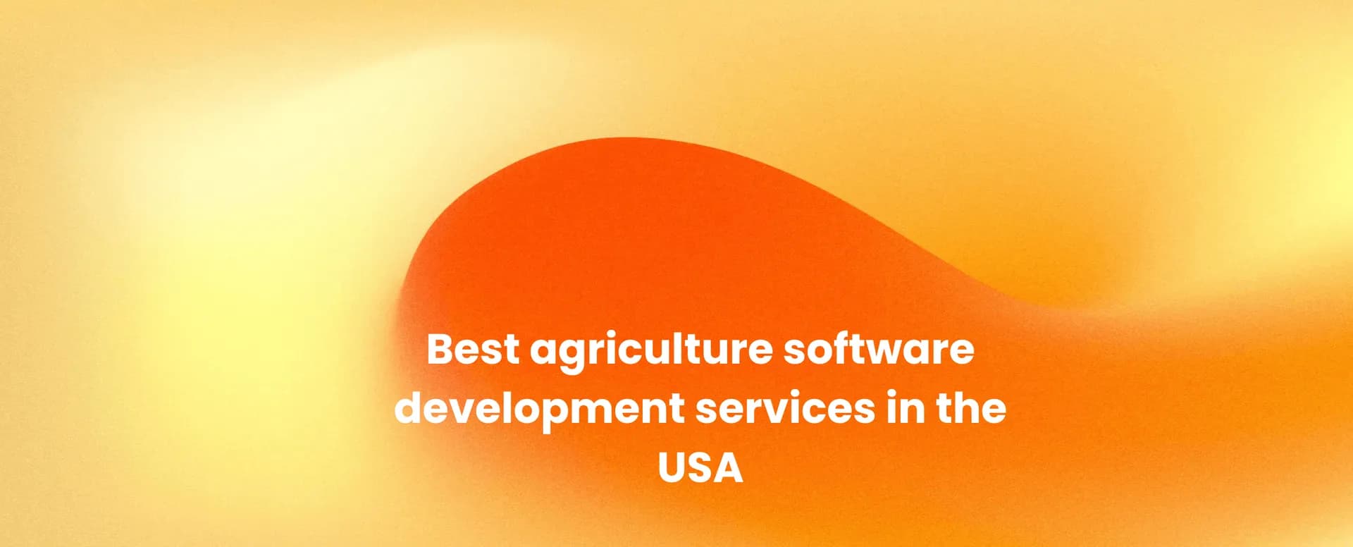 agriculture software development services in the USA